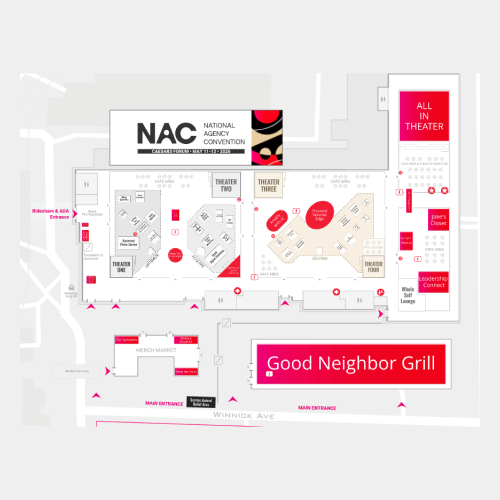 NAC 2026 interactive trade show floor plan